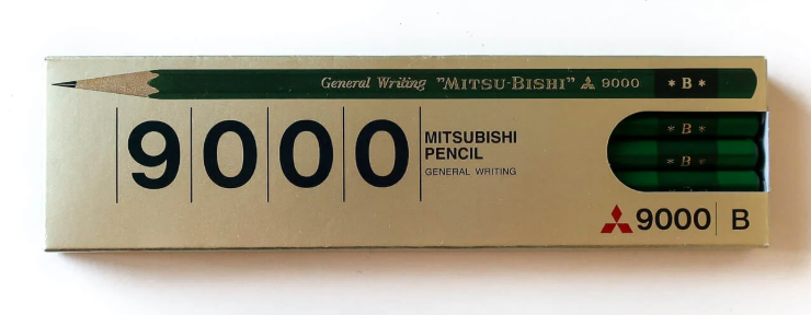 Mitsubishi 9000 Pencil B - Set of 12