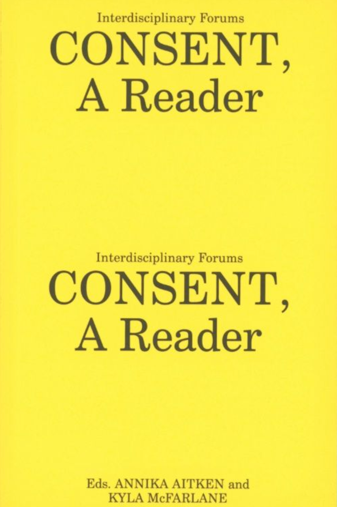 Consent, A Reader