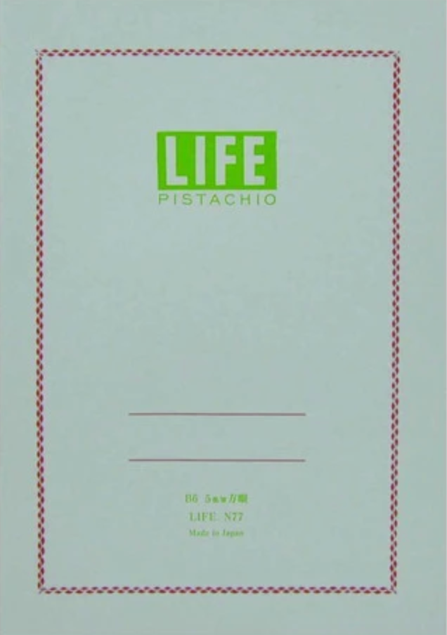 LIFE Notebook Pistachio B6 grid