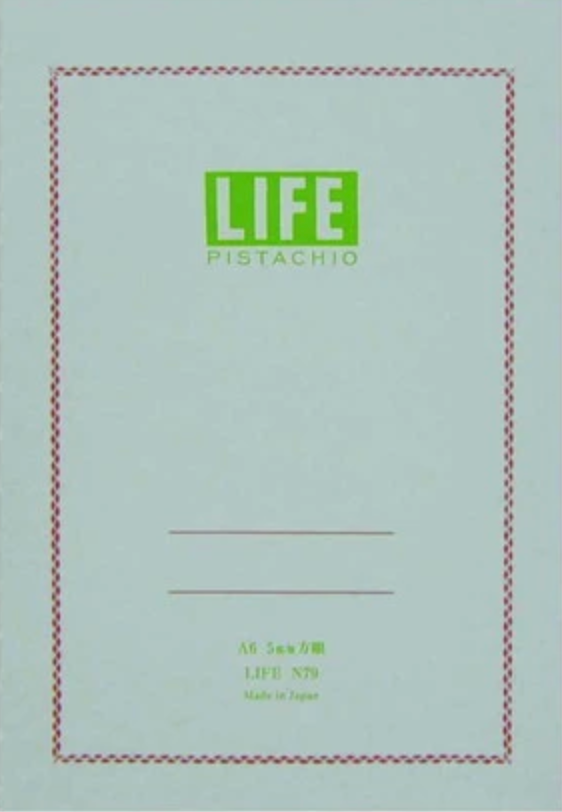 LIFE Notebook Pistachio A6 grid