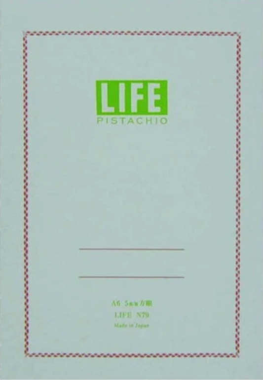 LIFE Notebook Pistachio A6 grid