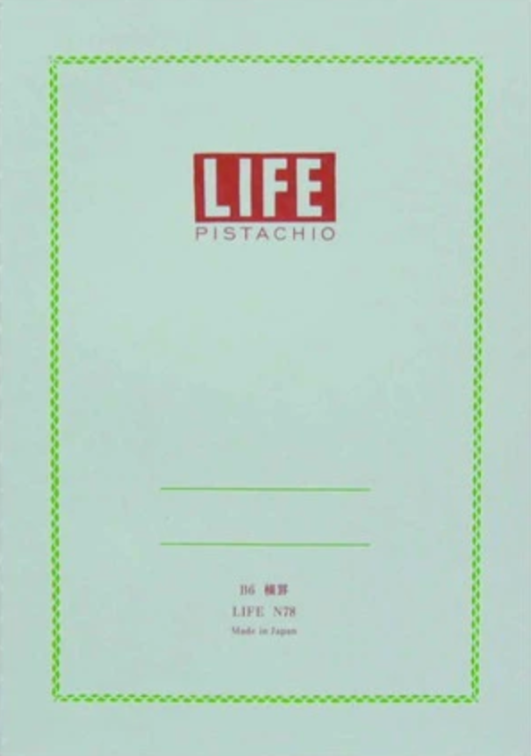 LIFE Notebook Pistachio A6 ruled
