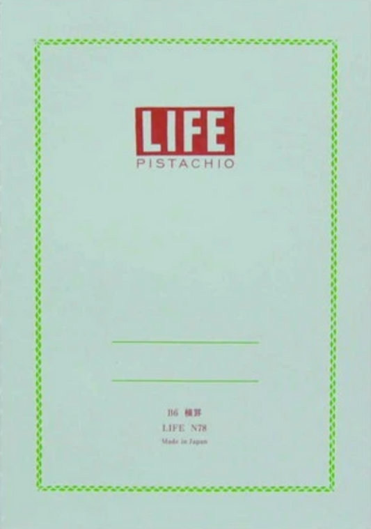 LIFE Notebook Pistachio A6 ruled