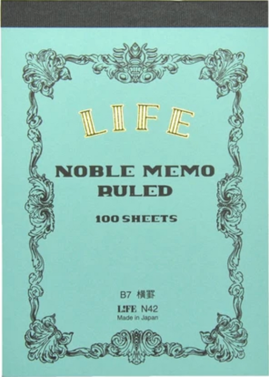 LIFE Noble Memo Pad B7 ruled