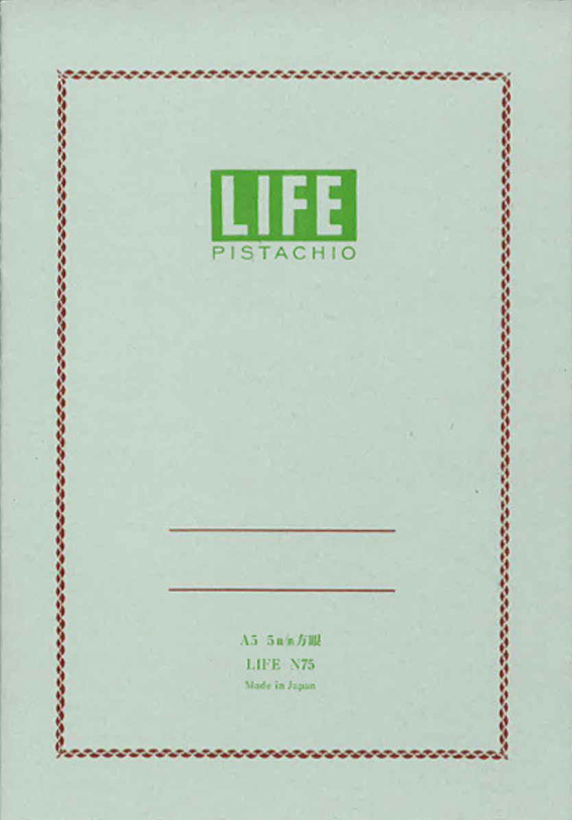 LIFE Notebook Pistachio A5 grid
