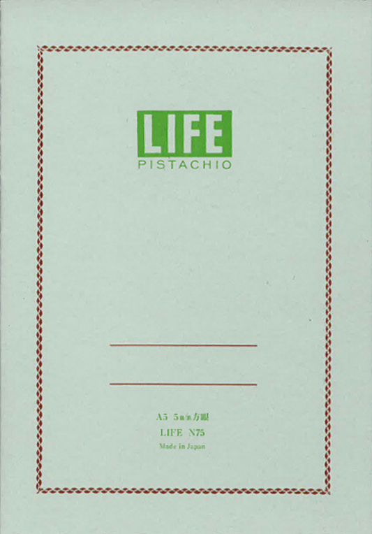 LIFE Notebook Pistachio A5 grid