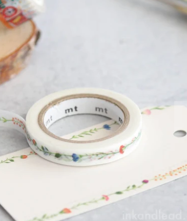 mt ex Washi Slim (7mm) Flower Line
