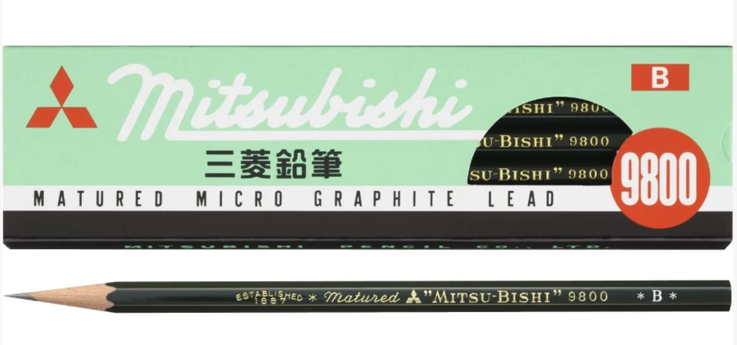 Mitsubishi 9800 Pencil B - Set of 12