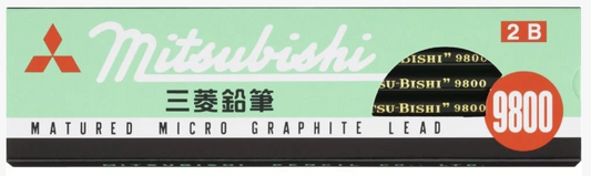 Mitsubishi 9800 Pencil 2B - Set of 12