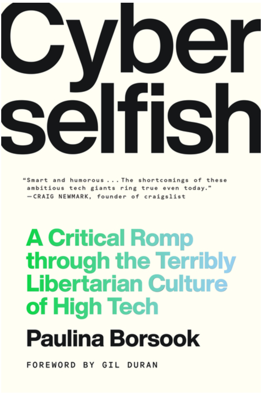Cyberselfish: A Critical Romp Through the Terribly Libertarian Culture of High Tech / Paulina Borsook