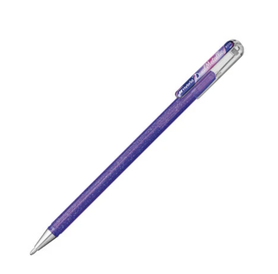 Pentel Hybrid Dual Metallic Gel Pen 1.0mm